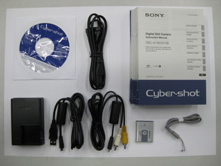 Sony CyberShot DSC-W180 stříbrný Power bundle