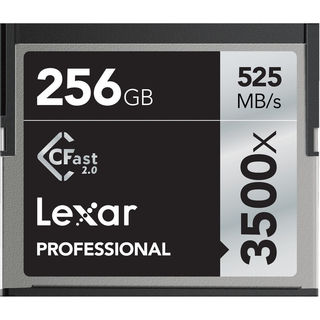 Lexar 256GB CF Professional 3500x CFast 2.0 525MB/s