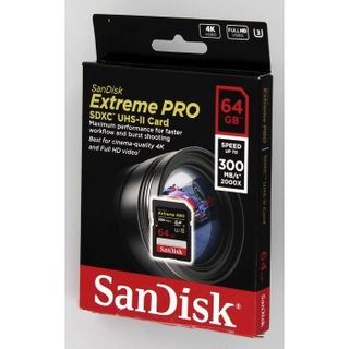 SanDisk SDXC 64GB Extreme Pro 300MB/s class 10 UHS-II U3
