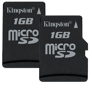 Kingston micro SD 2x 1 GB