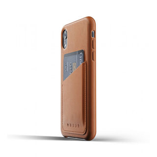Mujjo kožené peněženkové pouzdro pro iPhone XR