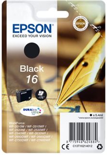 Epson Singlepack T16214012 Black 16 DURABrite - černá