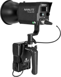 NanLite V Mount Battery Grip with 4 Pin XLR Connector