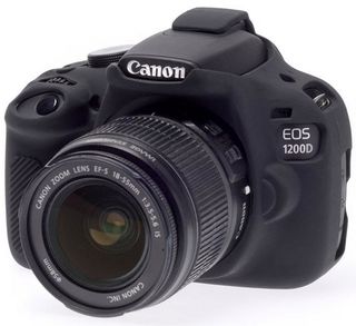 EasyCover silikonové pouzdro pro Canon EOS 1200D černé