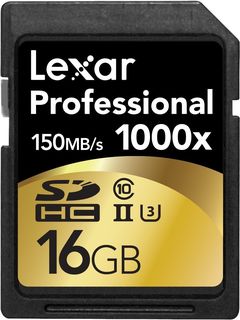 Lexar SDHC 16GB 1000x Professional UHS-II class 10