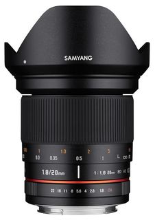 Samyang 20 mm f/1,8 ED AS UMC pro Canon EF