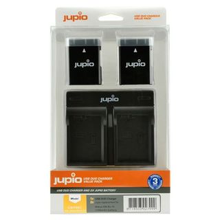 Jupio Kit 2x EN-EL14-A + USB Dual Charger pro Nikon