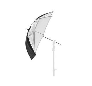 Lastolite deštník 90cm 4537 černý-bílý-stříbrný bazar