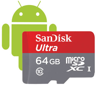 SanDisk Micro SDXC 64GB Ultra Android 48 MB/s Class 10 UHS-I + Adaptér