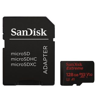 SanDisk Micro SDXC 128GB Extreme 100MB/s A1 Class 10 UHS-I U3 V30 pro akční kamery