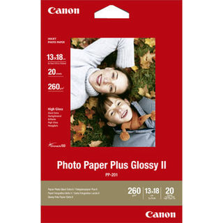 Canon fotopapír PP-201 Plus Glossy II (13×18 cm) 20 listů
