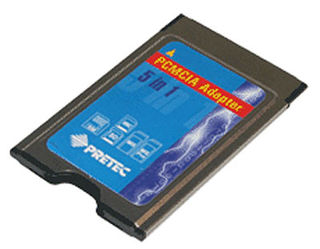 iTec redukce pro paměťovou karty 5in 1/ PCMCIA adapter