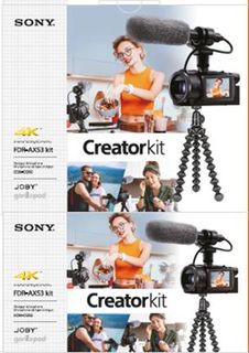 Sony FDR-AX53 vlogging kit