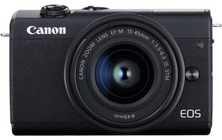 Canon EOS M200 + 15-45 mm + 55-200mm černý