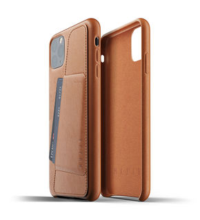 Mujjo kožené peněženkové pouzdro pro iPhone 11 Pro Max