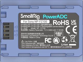 SmallRig akumulátor NP-FZ100 s USB-C vstupem pro nabíjení 4265