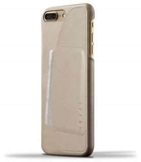 Mujjo kožené peněženkové pouzdro pro iPhone 8 Plus/7 Plus