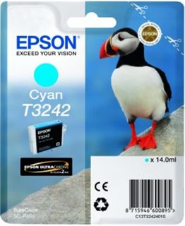 Epson T3242 Cyan - azurová