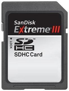 SanDisk 8 GB SDHC EXTREME III