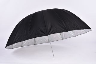 Terronic deštník BW-185cm černý - bílý bazar