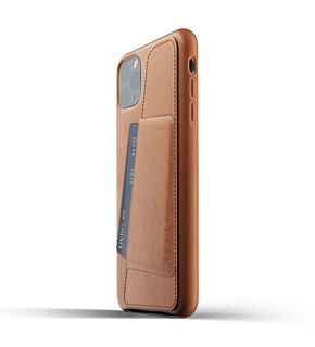 Mujjo kožené peněženkové pouzdro pro iPhone 11 Pro Max