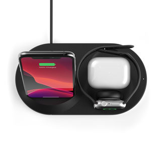 Belkin bezdrátová nabíjecí stanice 3v1 pro iPhone, Apple Watch a Airpods černá