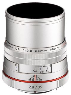 Pentax HD DA 35 mm f/2,8 Macro Limited stříbrný