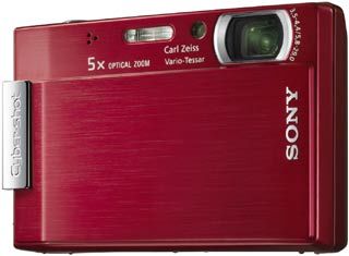 Sony DSC-T100 červený