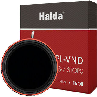 Haida šedý variabilní filtr PROII CPL-VND 3-7 2v1 77 mm