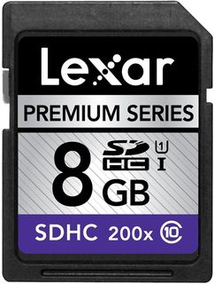Lexar SDHC 8GB 200x Premium, class 10