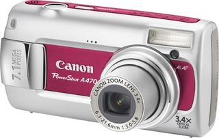 Canon PowerShot A470 červený