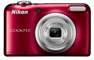 Nikon Coolpix A10 červený + 16GB karta + pouzdro 70G!
