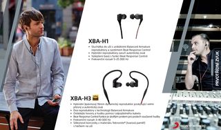 Sony sluchátka XBA-H3 černá