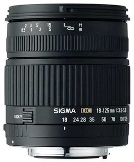 Sigma 18-125 mm F 3,5-5,6 DC pro Canon