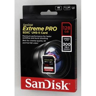 SanDisk SDXC 128GB Extreme Pro 300MB/s class 10 UHS-II U3