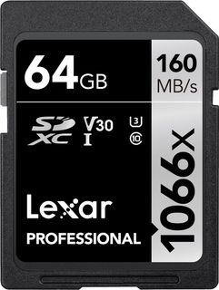 Lexar SDXC 64GB 1066x Professional Class 10 UHS-I U3 (V30)