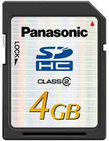 Panasonic SDHC 4 GB