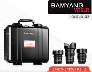 Samyang 14mm,35mm,85mm VDSLR Kit 2 pro Sony E