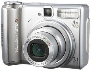 Canon PowerShot A570 IS + SD 1GB karta + pouzdro!