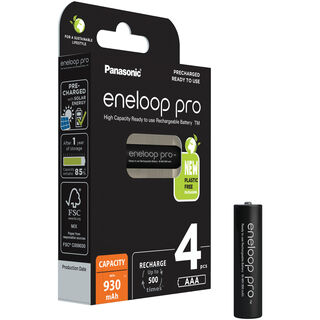 Panasonic Eneloop PRO AAA baterie 930 mAh 4 ks