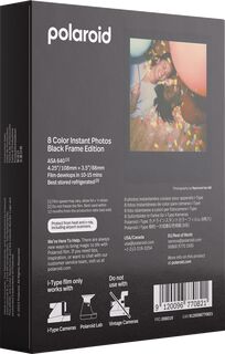 Polaroid fotopapír Color Film I-Type Black Frame Edition