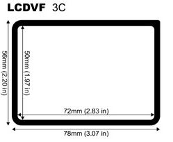 Kinotehnik náhradní nalepovací rámeček pro hledáček LCDVF 3C