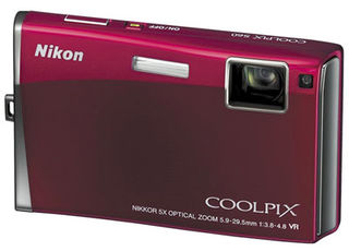 Nikon Coolpix S60 vínový