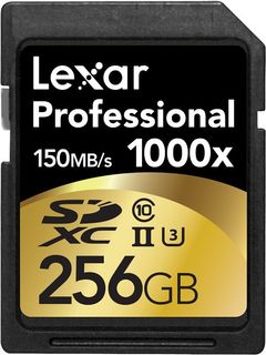 Lexar SDXC 256GB 1000x Professional UHS-II class 10