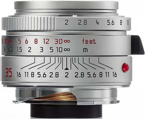 Leica 35mm f/2,0 ASPH SUMMICRON-M stříbrný