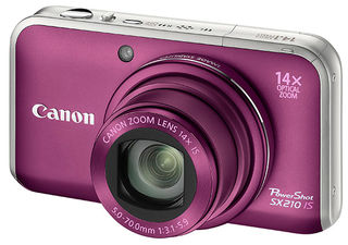 Canon PowerShot SX210 IS fialový