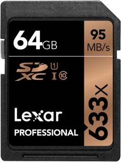 Lexar SDXC 64GB 633x, class 10, UHS-I