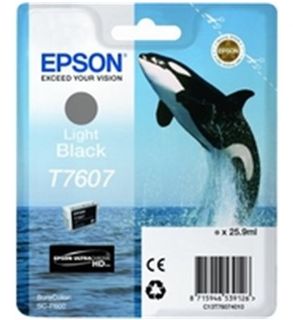 Epson T7607 Light Black - světlá černá