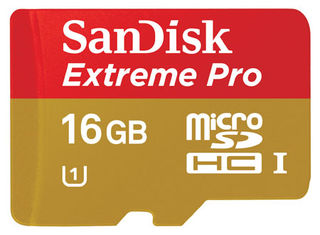 SanDisk micro SDHC 16GB EXTREME PRO, 95MB/s, Class 10