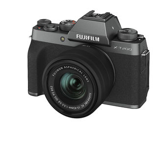 Fujifilm X-T200 Vlogger kit - tmavě stříbrný
